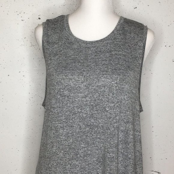 A. New Day Tops - A. New Day Grey Sleeveless Top size Large